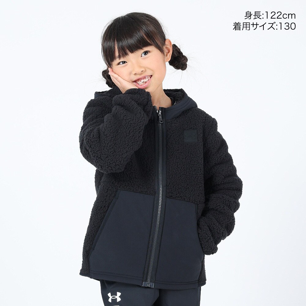 アンダーアーマー（UNDER ARMOUR）（キッズ）ボーイズ シェルパ フルジップジャケット 1366747 001★★★