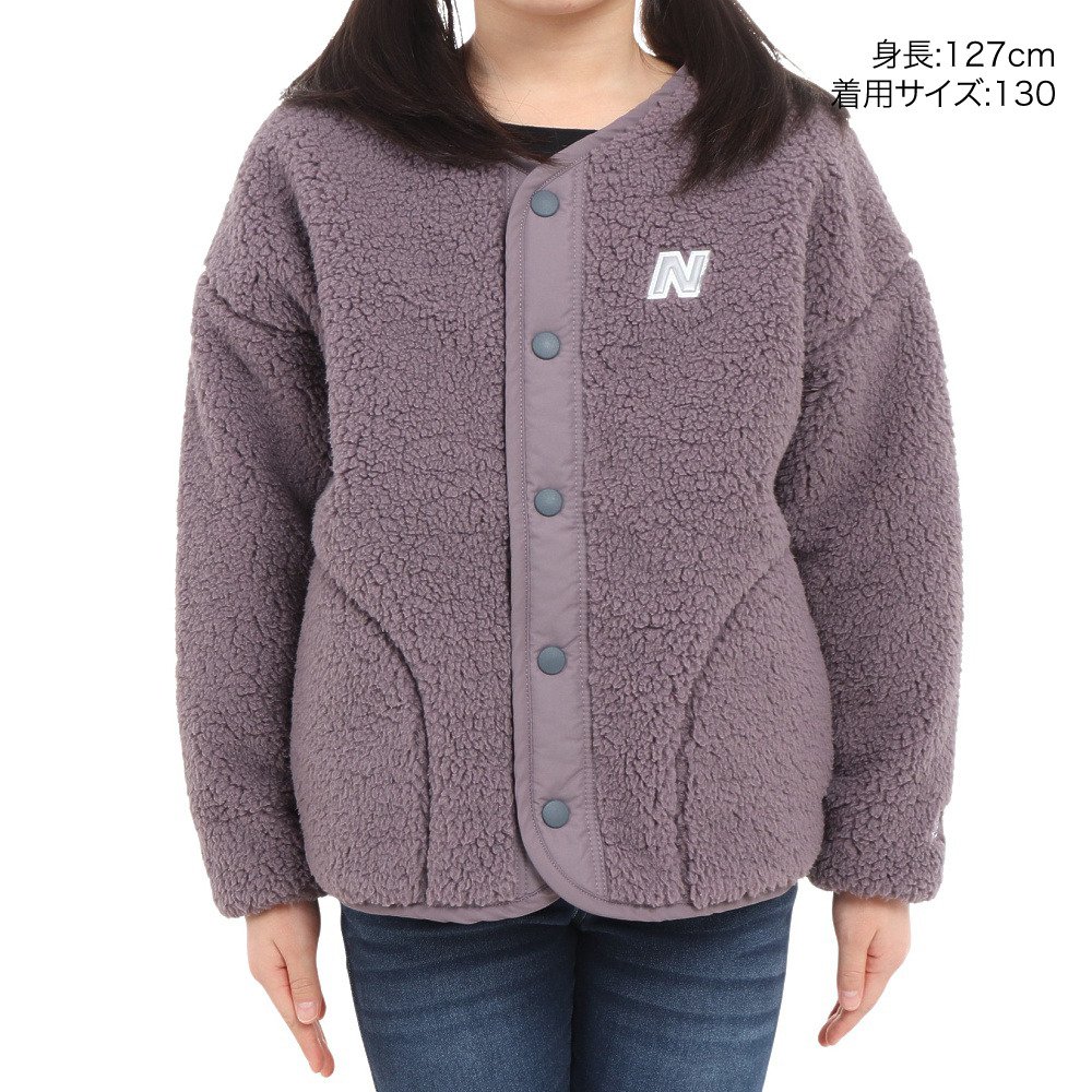 ニューバランス（new balance）（キッズ）ジュニア ボアジャケット ABJ35152ZNC