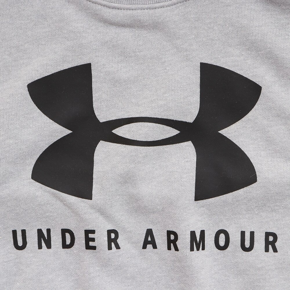 アンダーアーマー（UNDER ARMOUR）（キッズ）【オンライン限定特価】ジュニア ガールズ スポーツスタイル フリース クルーシャツ 1348201 MRH/BLK AT