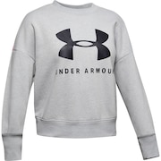 (キッズ)【オンライン限定特価】ジュニア ガールズ スポーツスタイル フリース クルーシャツ 1348201 MRH/BLK AT