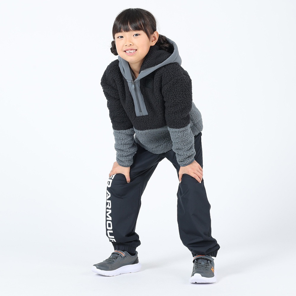 アンダーアーマー（UNDER ARMOUR）（キッズ）シェルパ 1/2 ジップフーディー 1366771 001