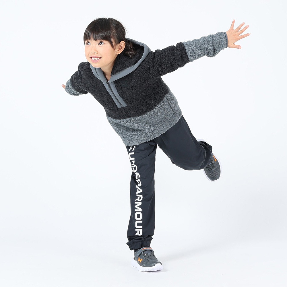 アンダーアーマー（UNDER ARMOUR）（キッズ）シェルパ 1/2 ジップフーディー 1366771 001