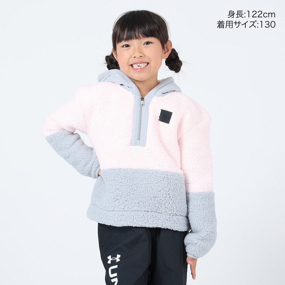 アンダーアーマー（UNDER ARMOUR）（キッズ）シェルパ 1/2 ジップフーディー 1366771 685