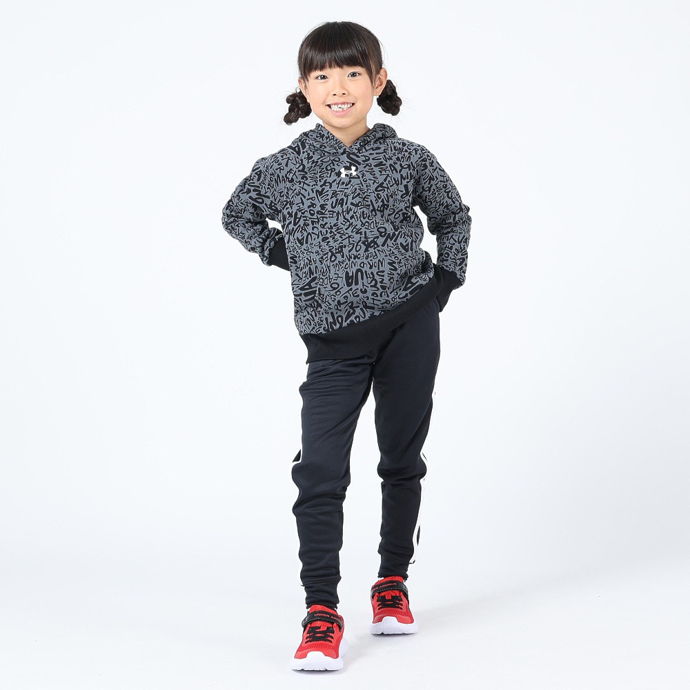 アンダーアーマー（UNDER ARMOUR）（キッズ）ジュニア ライバルフリース プリント フーディー 1379520 001
