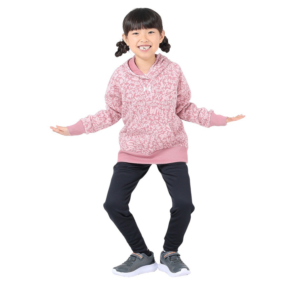 アンダーアーマー（UNDER ARMOUR）（キッズ）ジュニア ライバルフリース プリント フーディー 1379520 697