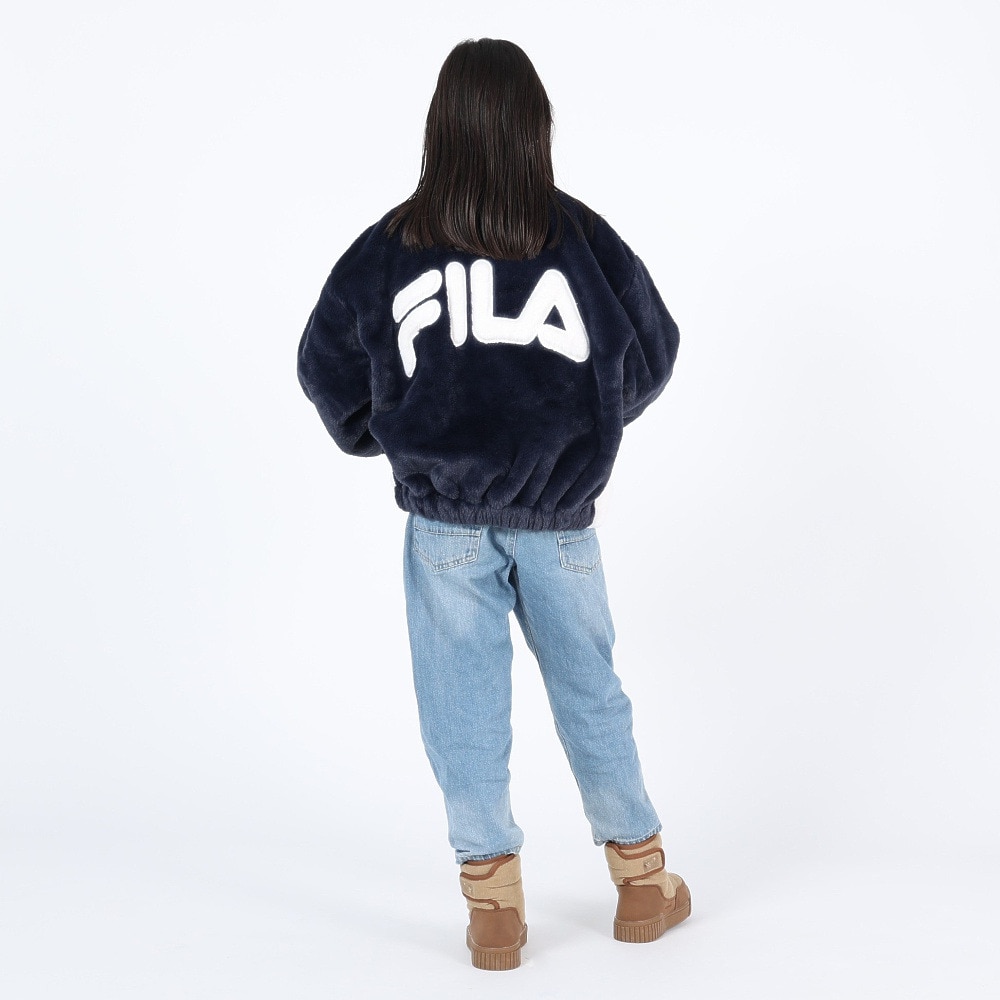 フィラ（FILA）（キッズ）ジュニア 切替ボアジャケット 143-707NV
