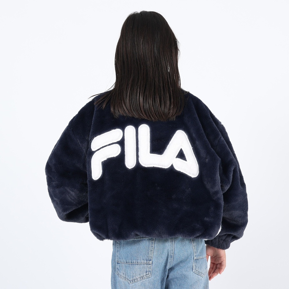 フィラ（FILA）（キッズ）ジュニア 切替ボアジャケット 143-707NV