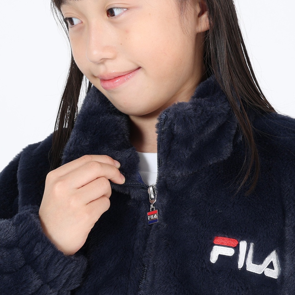 フィラ（FILA）（キッズ）ジュニア 切替ボアジャケット 143-707NV