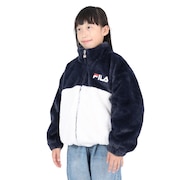(キッズ)ジュニア 切替ボアジャケット 143-707NV