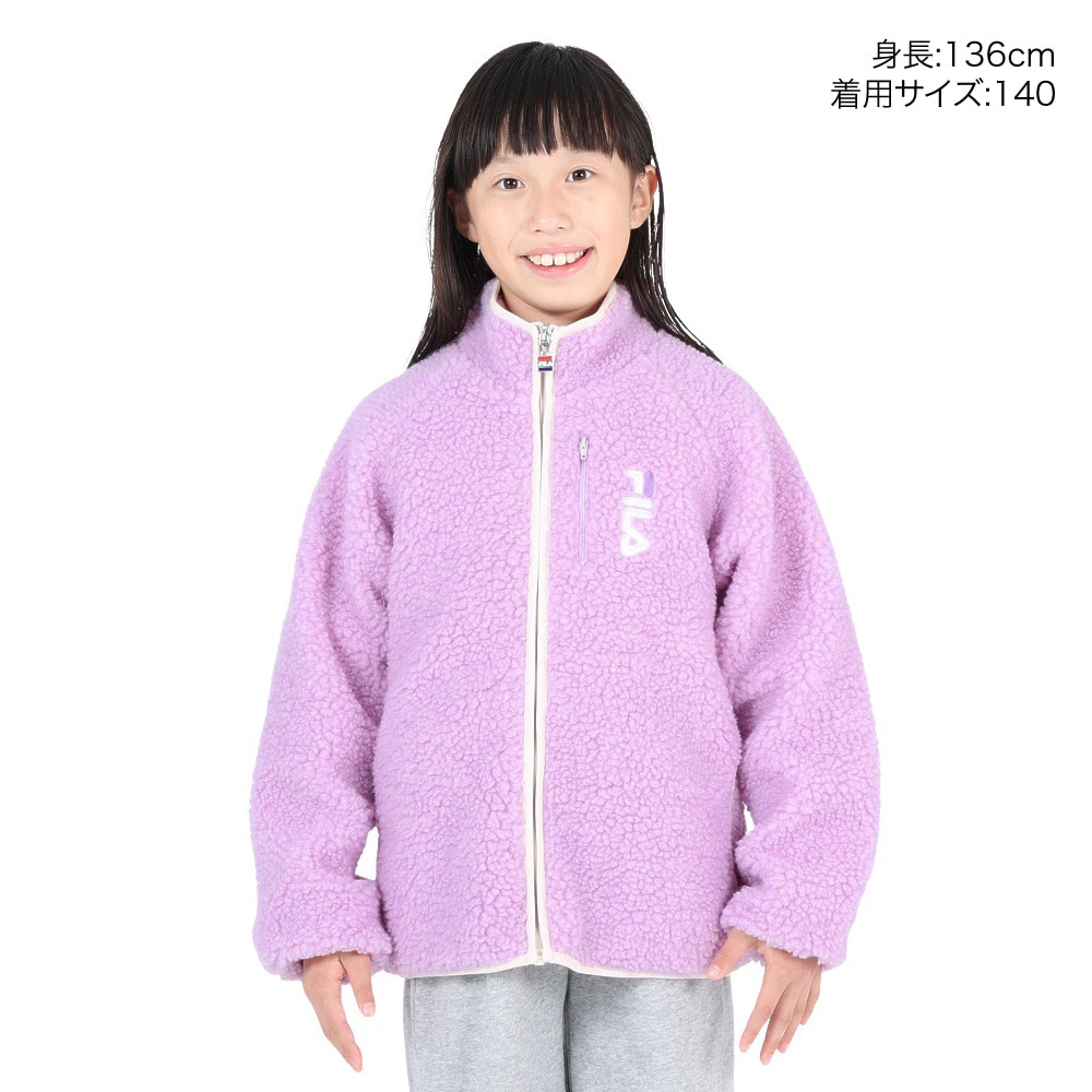 フィラ（FILA）（キッズ）ジュニア ボアジャケット 143-708LAV