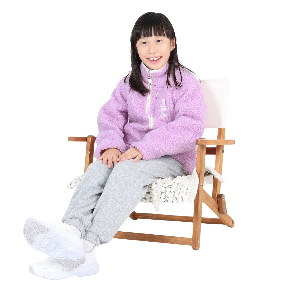 フィラ（FILA）（キッズ）ジュニア ボアジャケット 143-708LAV