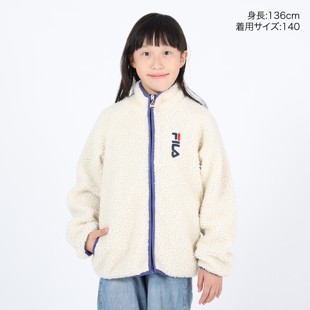 フィラ（FILA）（キッズ）ジュニア ボアジャケット 143-708OWT