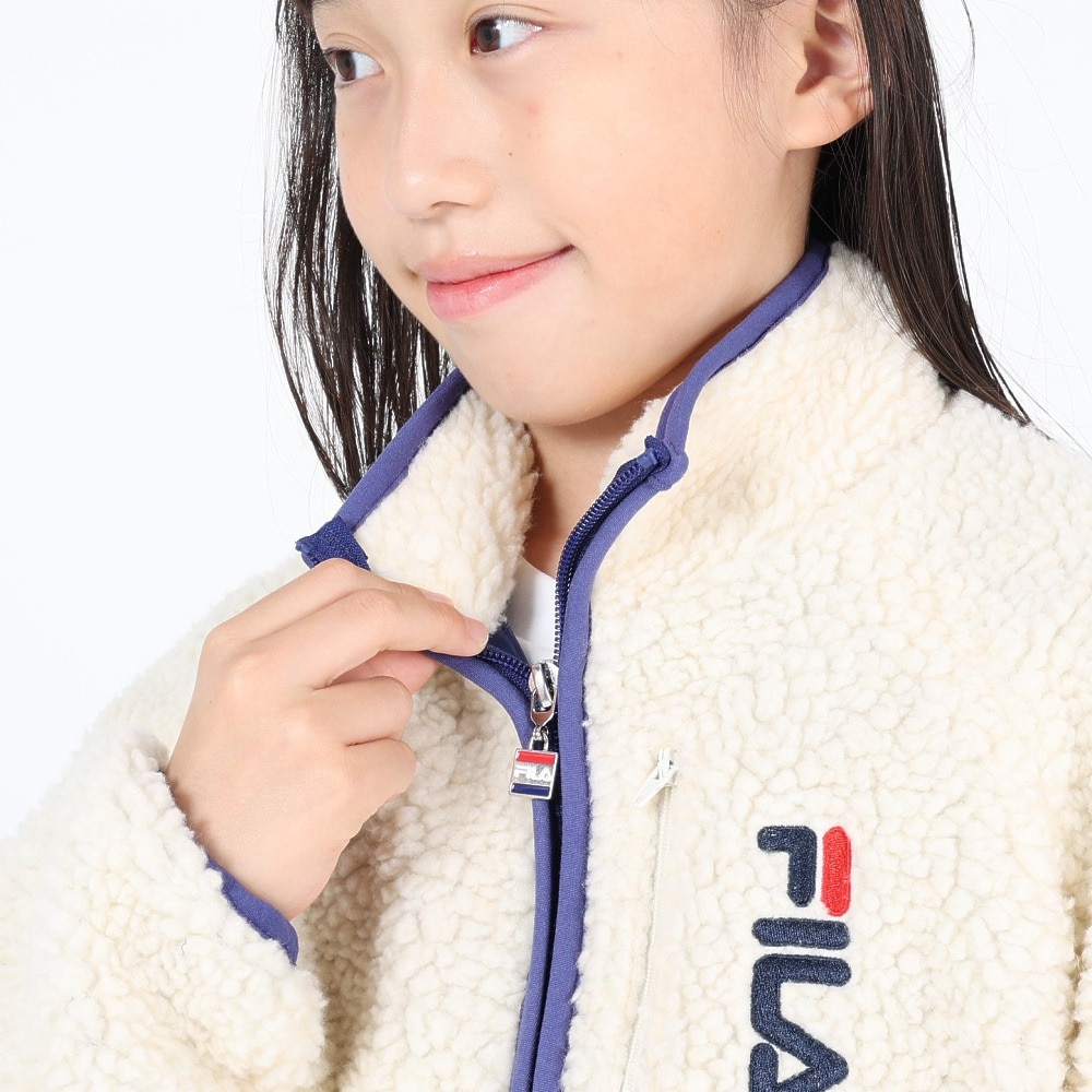 フィラ（FILA）（キッズ）ジュニア ボアジャケット 143-708OWT