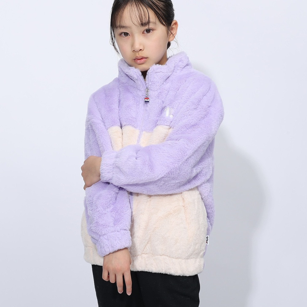 フィラ（FILA）（キッズ）ジュニア ボア ジャケット 144703-LAV