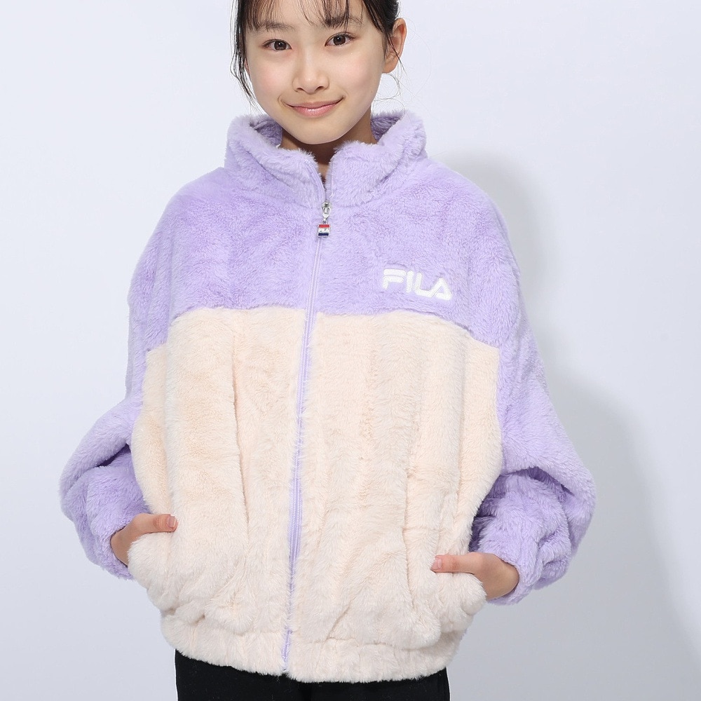 フィラ（FILA）（キッズ）ジュニア ボア ジャケット 144703-LAV