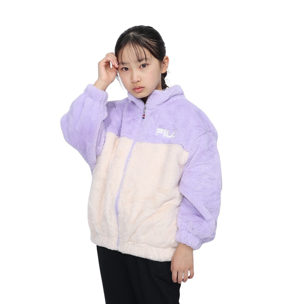 フィラ（FILA）（キッズ）ジュニア ボア ジャケット 144703-LAV