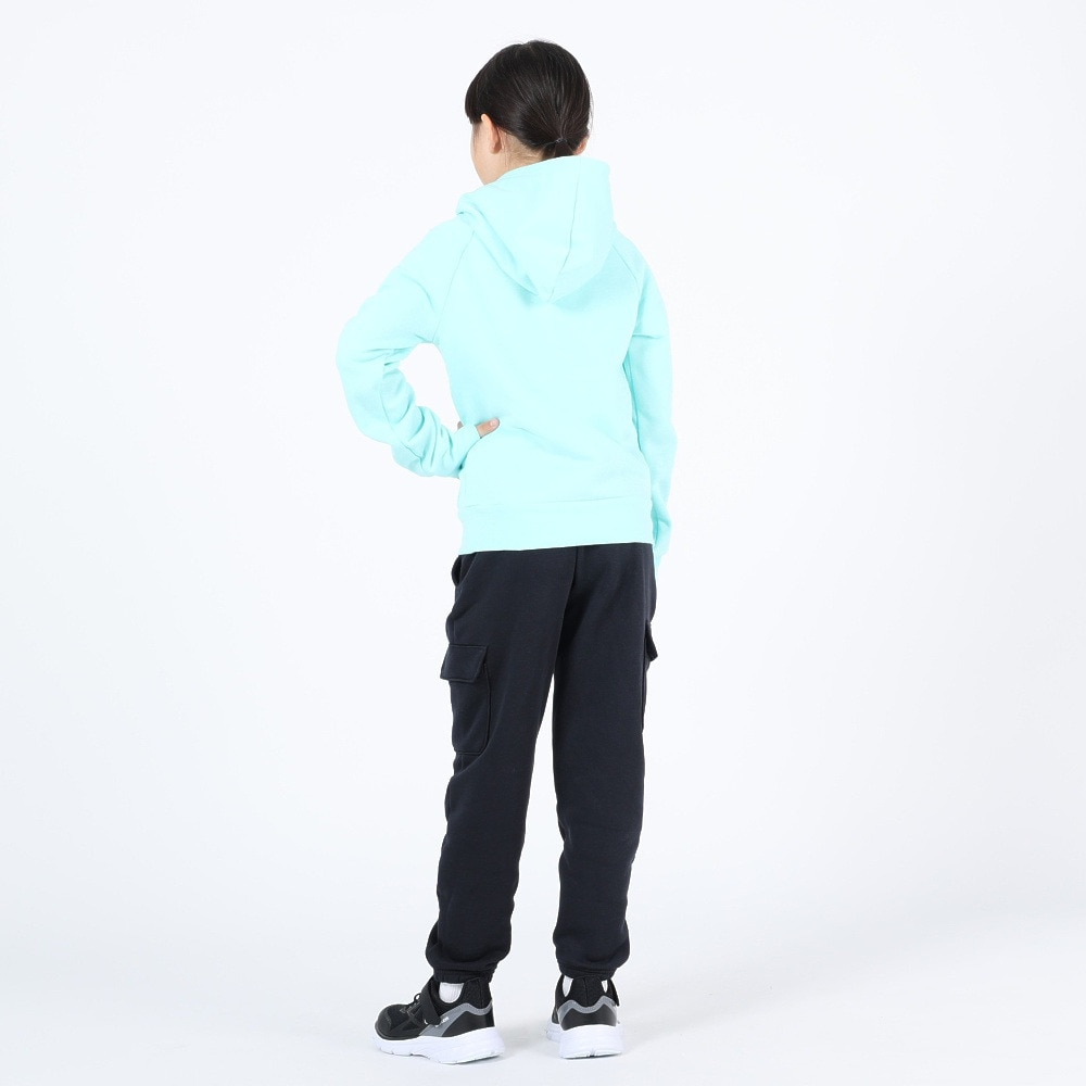 アンダーアーマー（UNDER ARMOUR）（キッズ）カーゴパンツ 裏起毛 保温性 ブラック 黒 エッセンシャルフリース カーゴジョガーパンツ 1380381 001