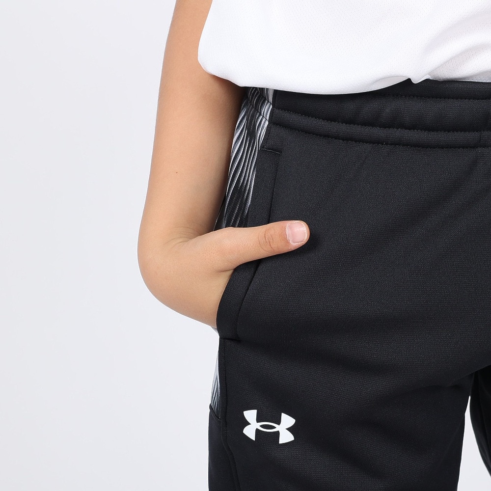 アンダーアーマー（UNDER ARMOUR）（キッズ）ジュニア アーマーフリース プリント ジョガーパンツ 1381174 001
