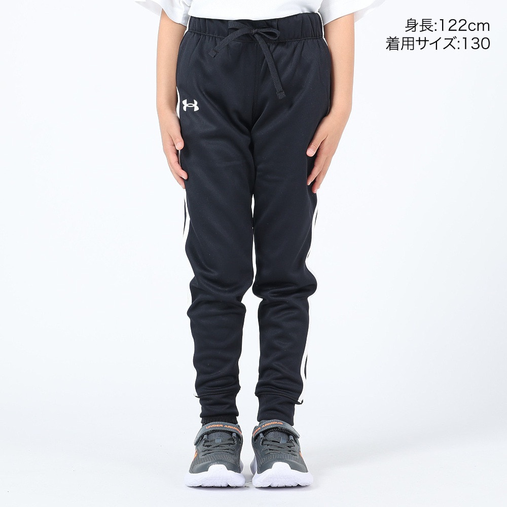 アンダーアーマー（UNDER ARMOUR）（キッズ）パンツ フリース 裏起毛 保温性 ブラック 黒 ライバルフリース パンツ 1366779 001