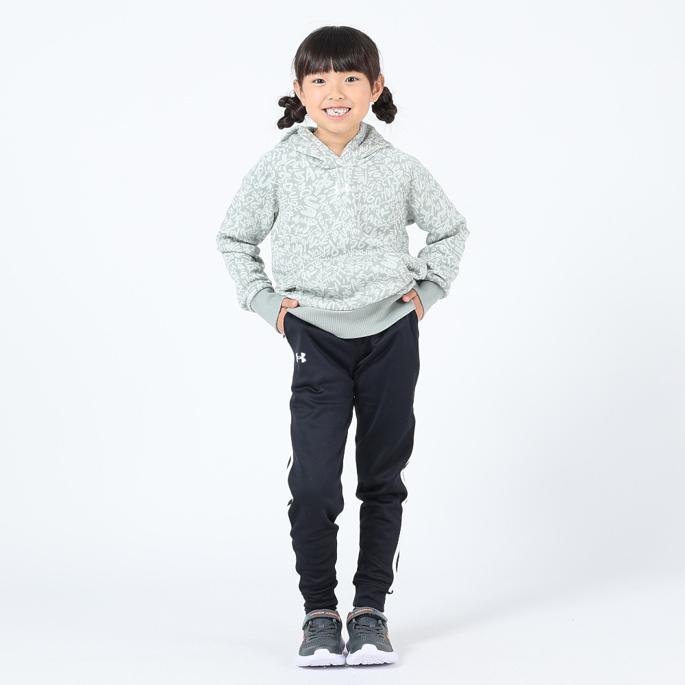 アンダーアーマー（UNDER ARMOUR）（キッズ）パンツ フリース 裏起毛 保温性 ブラック 黒 ライバルフリース パンツ 1366779 001