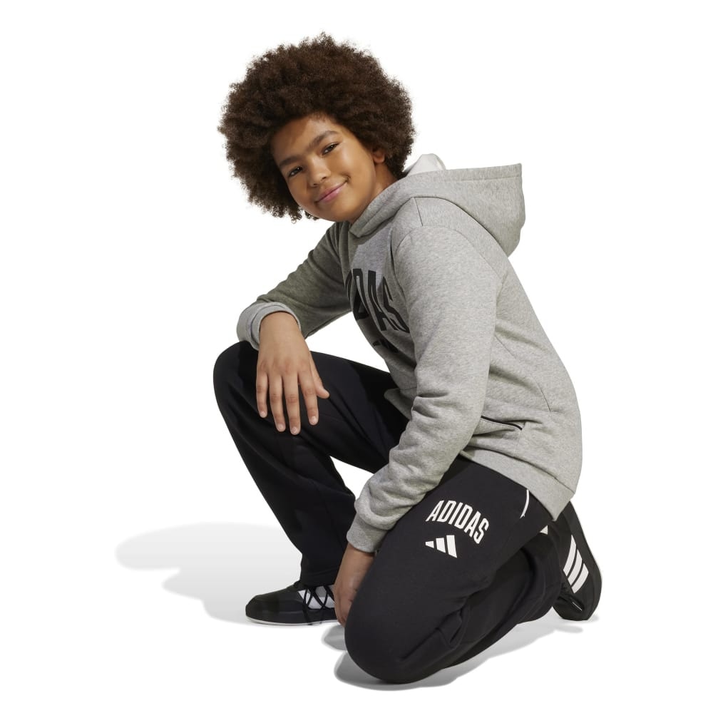 アディダス（adidas）（キッズ）キッズ シーズナル エッセンシャルズ カレッジ タイポグラフィ パンツ KLH27-JM1538