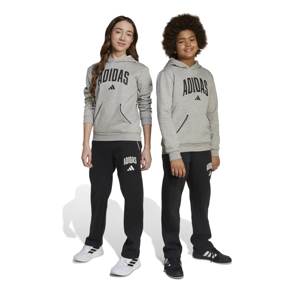 アディダス（adidas）（キッズ）キッズ シーズナル エッセンシャルズ カレッジ タイポグラフィ パンツ KLH27-JM1538