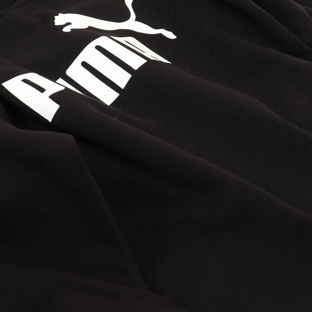 プーマ（PUMA）（キッズ）ガールズ ESS ロゴ フーディー ドレス 長袖 672562 01 BLK