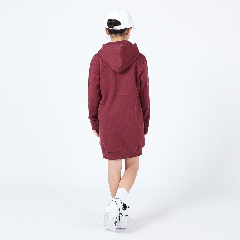 プーマ（PUMA）（キッズ）ガールズ ESS ロゴ フーディドレス 672562 22 VLT