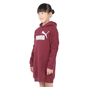 プーマ(PUMA)(キッズ)ガールズ ESS ロゴ フーディドレス 672562 22 VLT