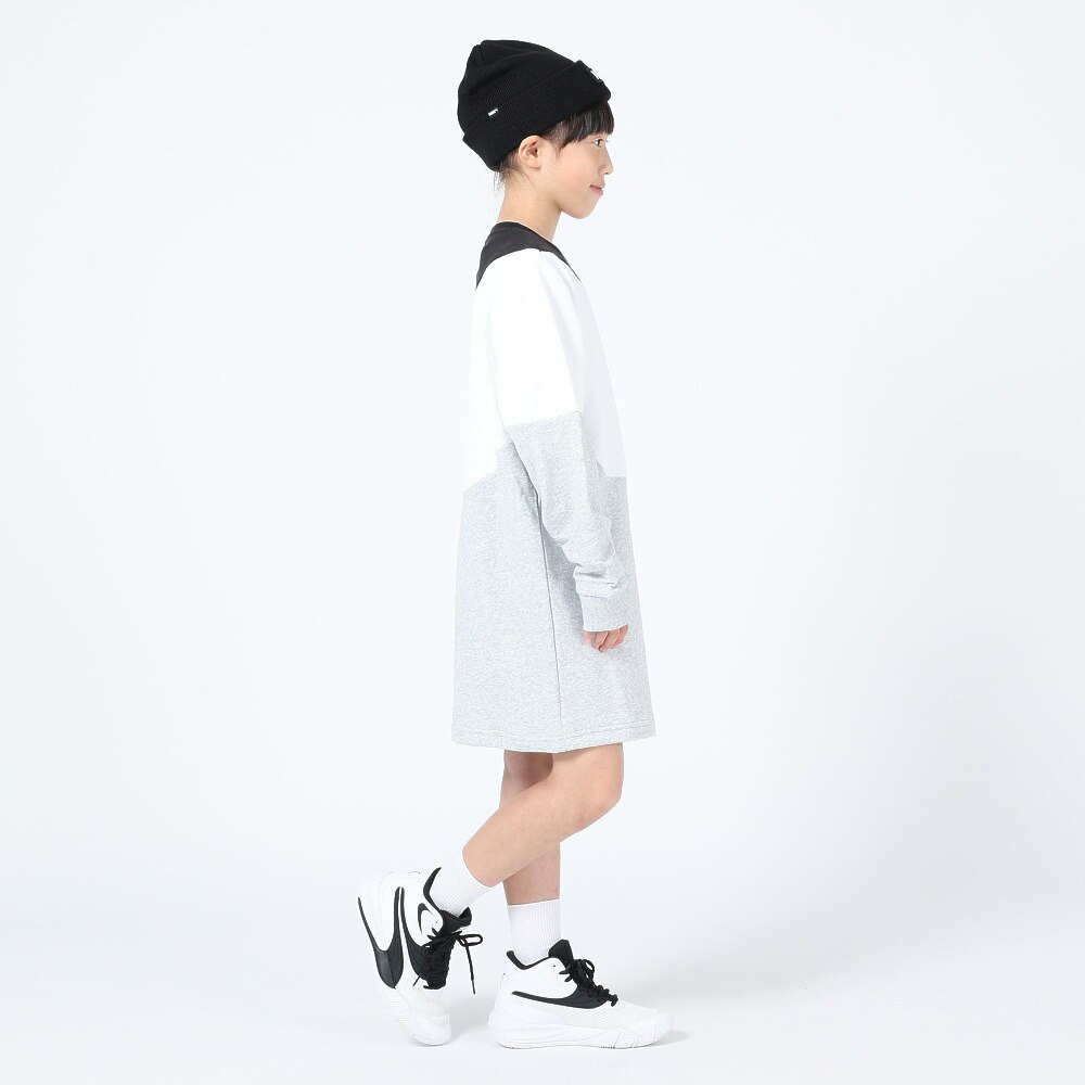 プーマ（PUMA）（キッズ）長袖スウェット キッズ PUMA POWER キャット ドレス TR 678566 01 BKWT
