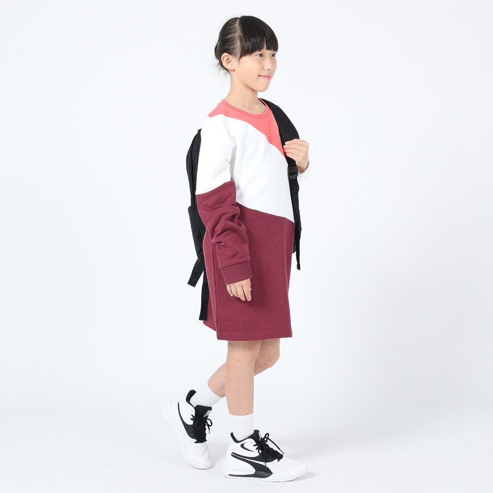 プーマ（PUMA）（キッズ）長袖スウェット キッズ PUMA POWER キャット ドレス TR 678566 22 PWHT