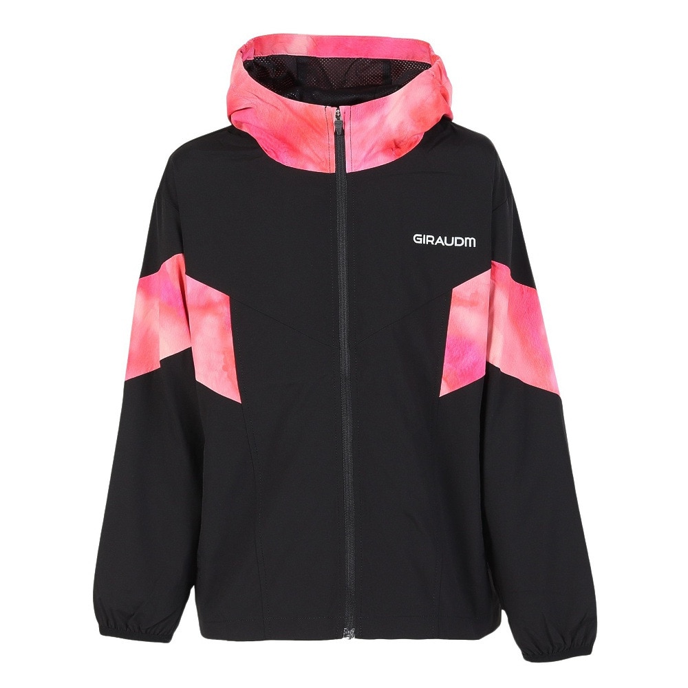 ジローム（GIRAUDM）（キッズ）ジュニア 絶耐撥水 メッシュ ブレーカー ジャケット SW4F0021-TR862-GRSD BLK