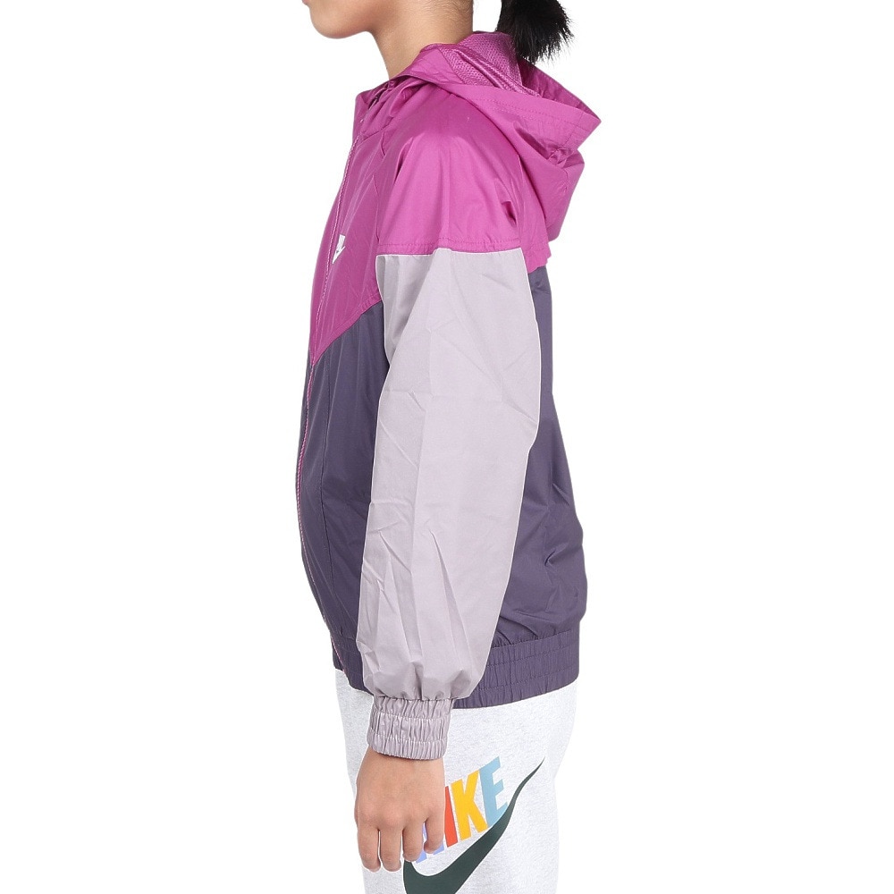 ナイキ（NIKE）（キッズ）ジュニア フーデッド レペル ジャケット ウィンドランナー FZ5516-574