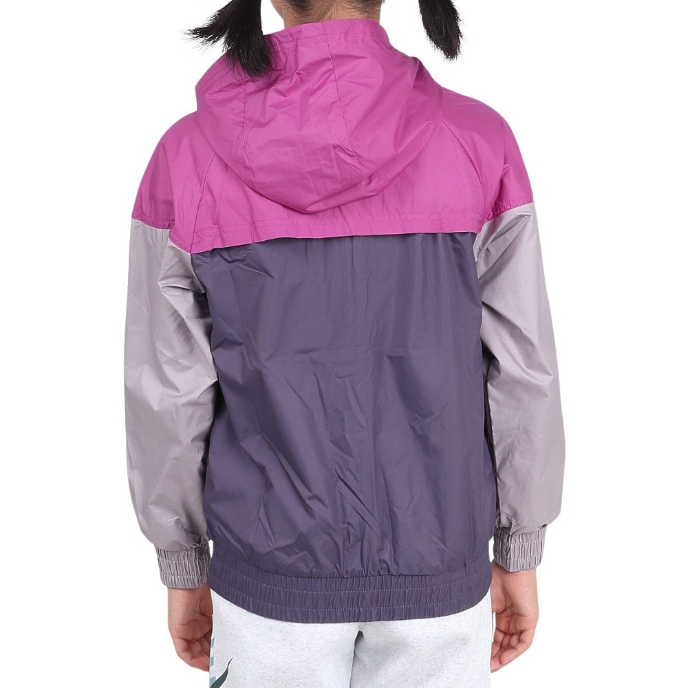 ナイキ（NIKE）（キッズ）ジュニア フーデッド レペル ジャケット ウィンドランナー FZ5516-574
