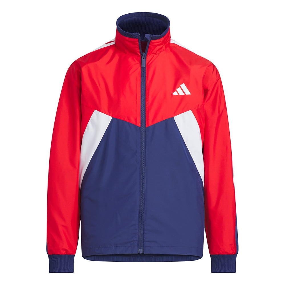 アディダス（adidas）（キッズ）キッズ エッセンシャルズ カラーブロック WD ジャケット KCE57-JM2022