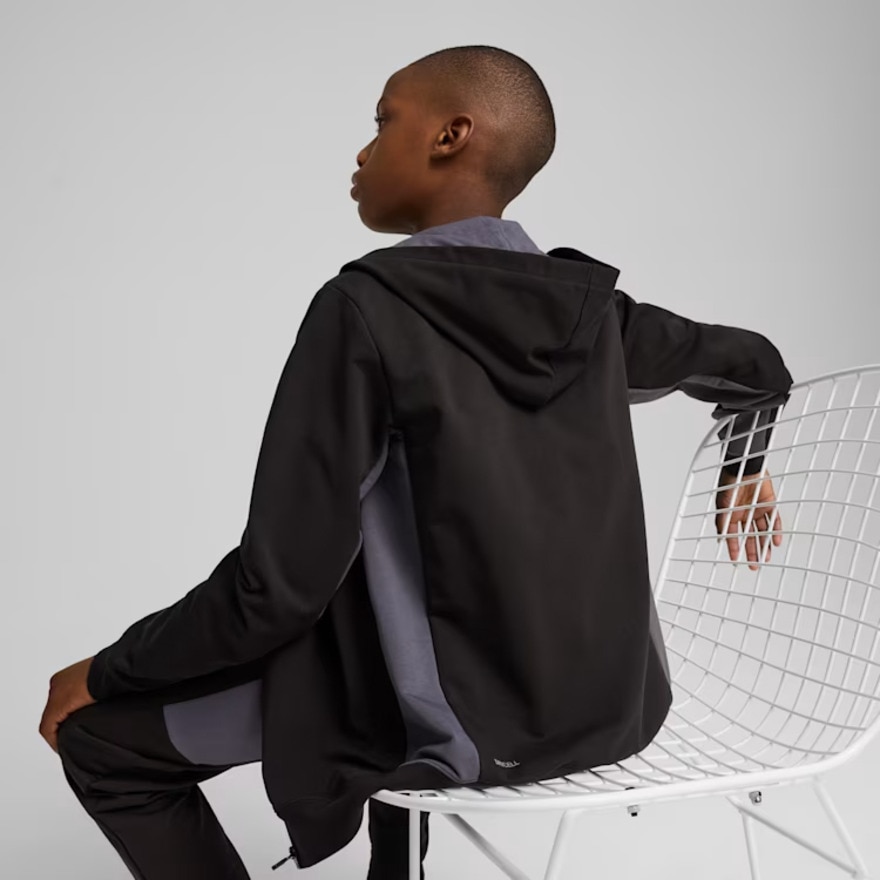 プーマ（PUMA）（キッズ）ボーイズ アクティブ スポーツ グラフィック フーディ 687754 01 BLK