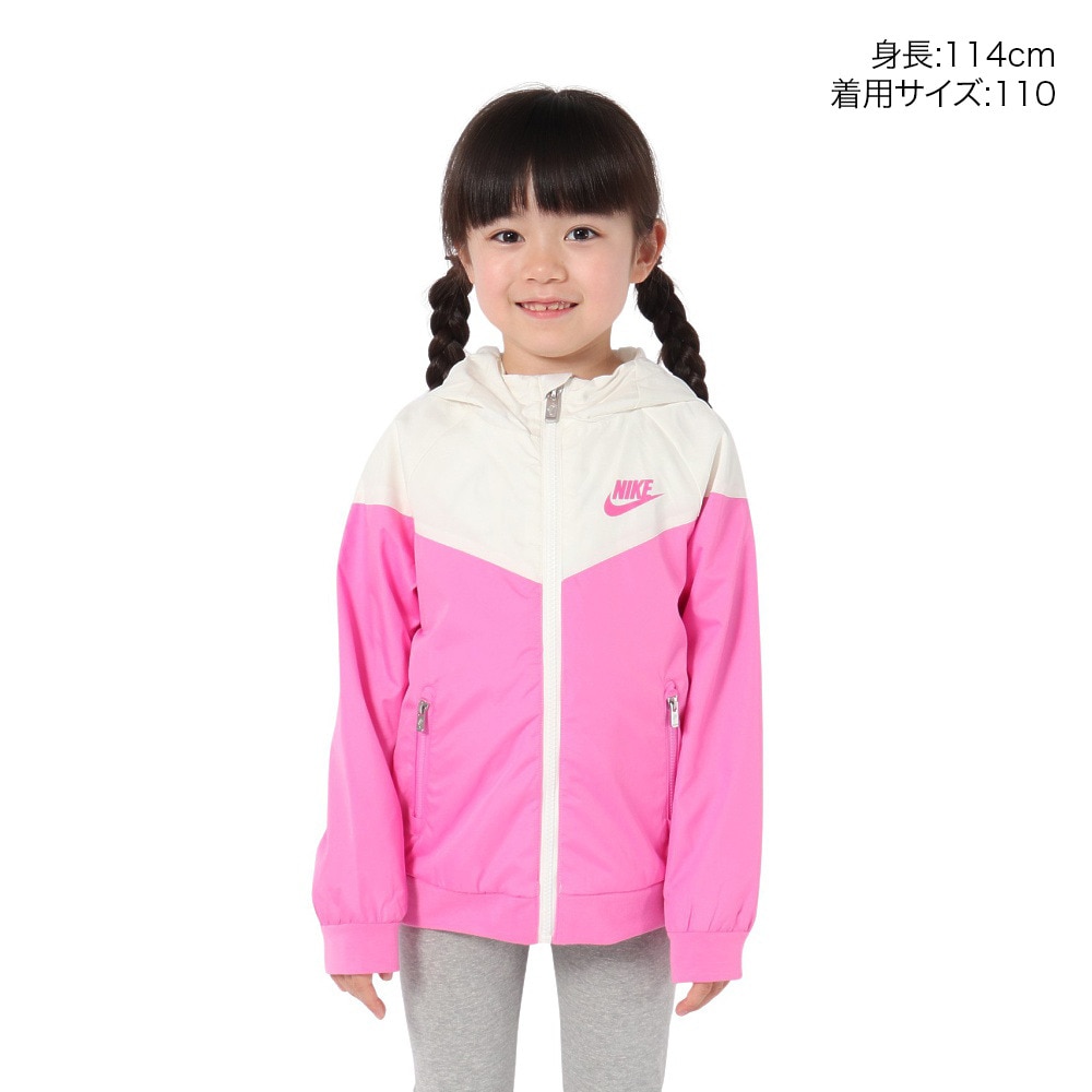 ナイキ（NIKE）（キッズ）ウィンドブレーカー ジャケット KEYITEM CHEVRON ウインドランナージャケット 36C663-AFN