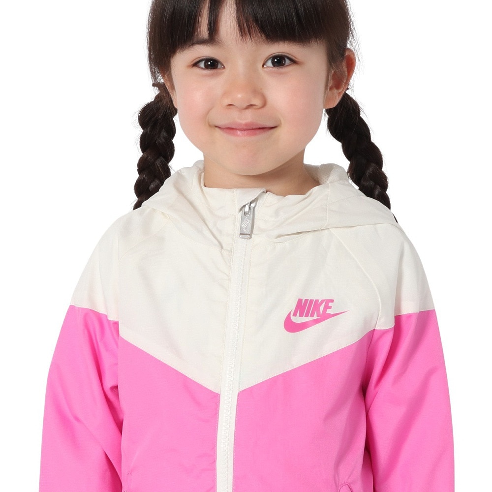 ナイキ（NIKE）（キッズ）ウィンドブレーカー ジャケット KEYITEM CHEVRON ウインドランナージャケット 36C663-AFN