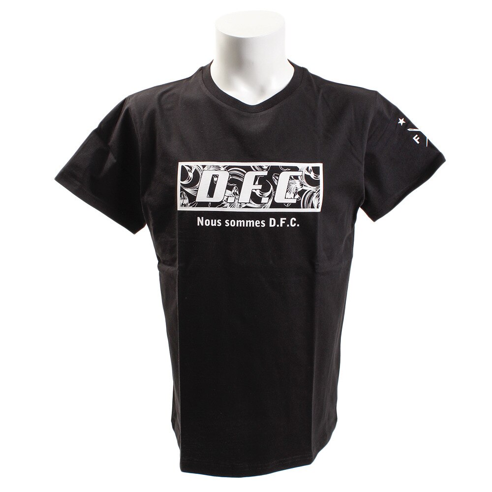  【ポイント15倍】【多少の傷汚れありの為大奉仕】Tシャツ メンズ DFC 半袖Tシャツ 863D8CD5734 BLK オンライン価格