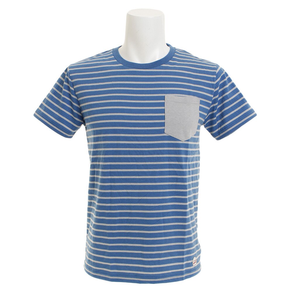  Tシャツ メンズ ボーダー 半袖Tシャツ TBODR-18SRL BLU オンライン価格
