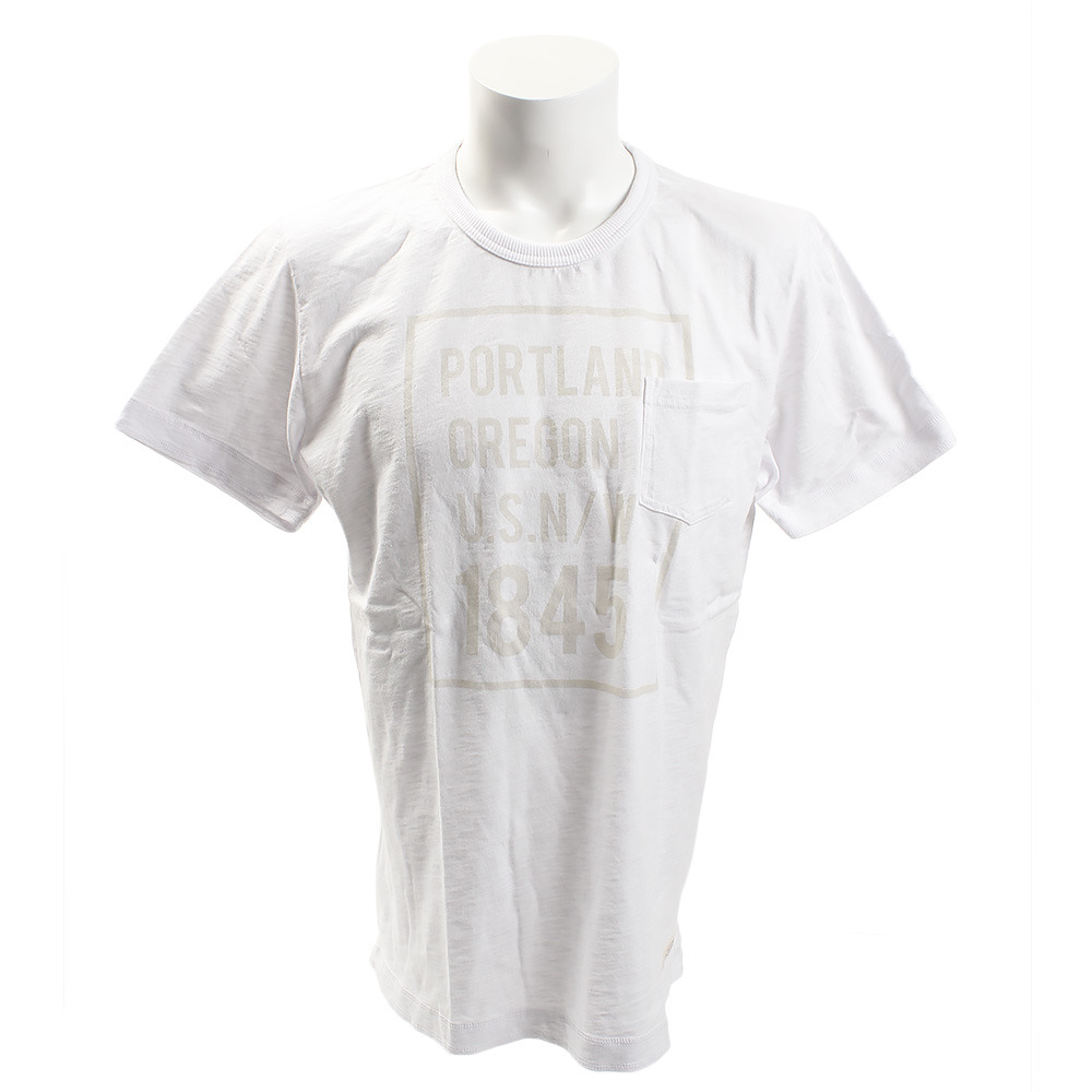  Tシャツ メンズ 21スラブ ポケット 半袖Tシャツ 863EK8CD5800WHT