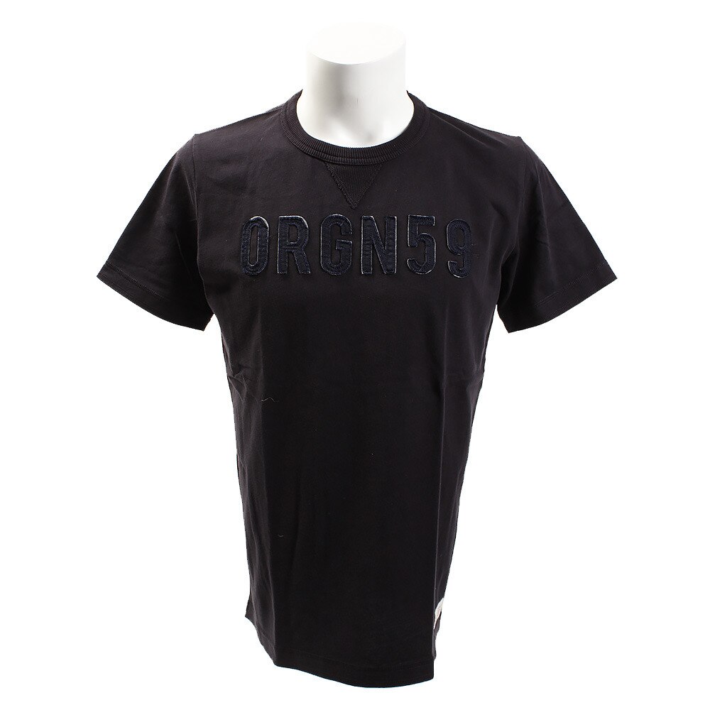  【多少の傷汚れありの為大奉仕】Tシャツ メンズ 40/2 半袖Tシャツ ORGN59 863EK8CD5802NVY