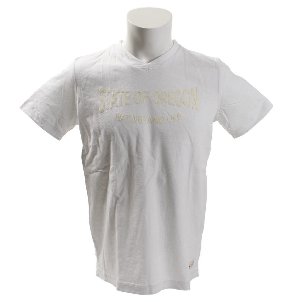  【多少の傷汚れありの為大奉仕】40/2 V-NECK Tシャツ 863EK8CD5803WHT オンライン価格