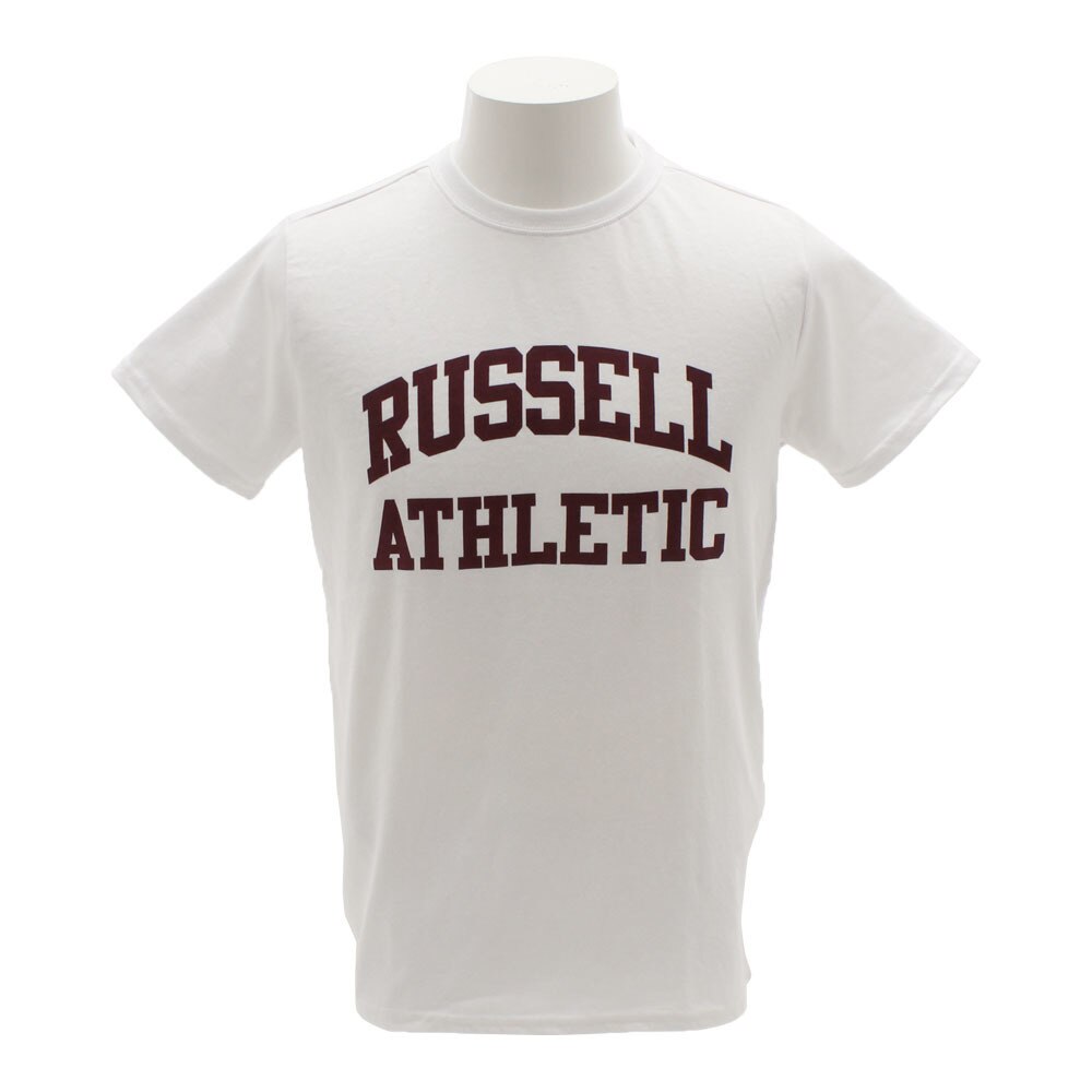  【多少の傷汚れありの為大奉仕】Tシャツ メンズ RUSSELL ATHLETIC 半袖Tシャツ RBM18S0001WHT オンライン価格