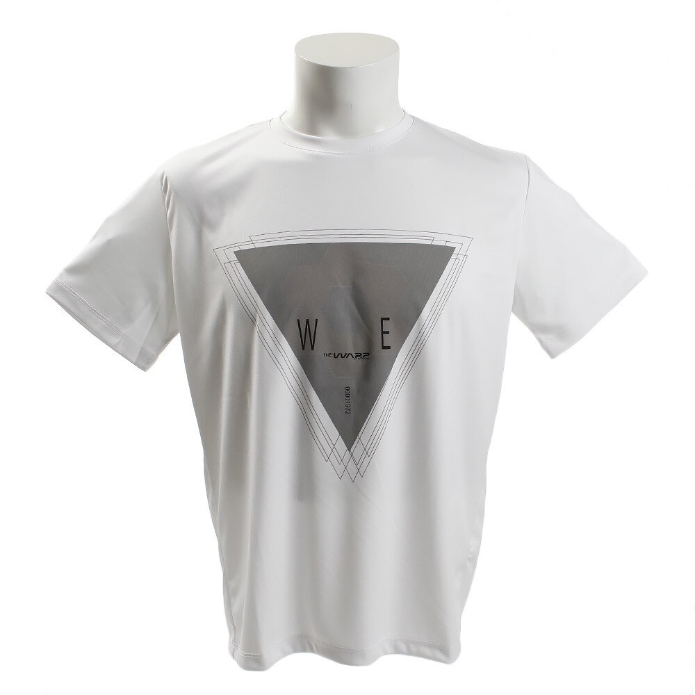  【多少の傷汚れありの為大奉仕】Tシャツ メンズ 半袖グラフィックTシャツ Triangle WB37JA21 WHT オンライン価格