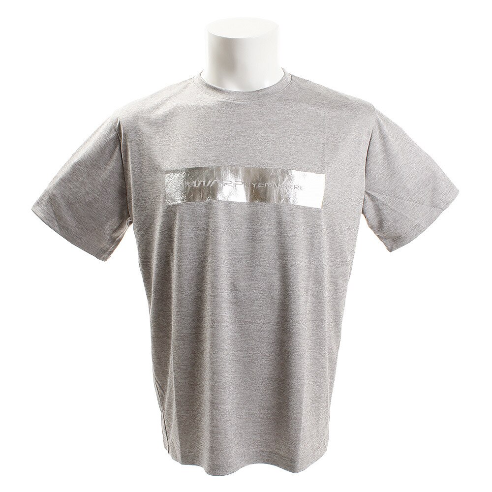  【多少の傷汚れありの為大奉仕】Tシャツ メンズ 半袖グラフィックTシャツ Square WB37JA24 GRY オンライン価格