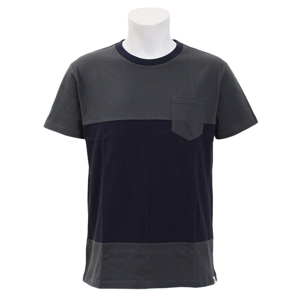  Tシャツ メンズ 半袖Tシャツ ボーダー1] TBDRL-18FRL DGRY