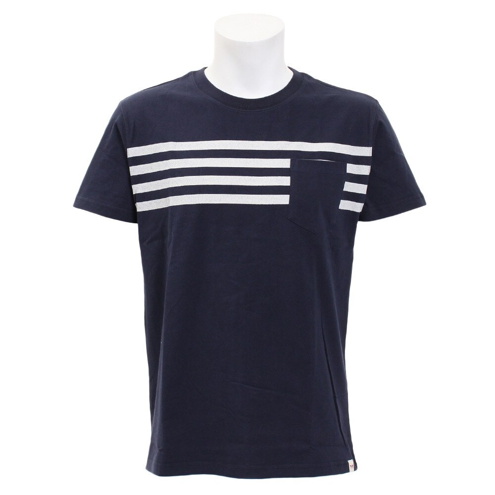  Tシャツ メンズ 半袖Tシャツ ボーダー4 TBDRS-18FRL NVY オンライン価格