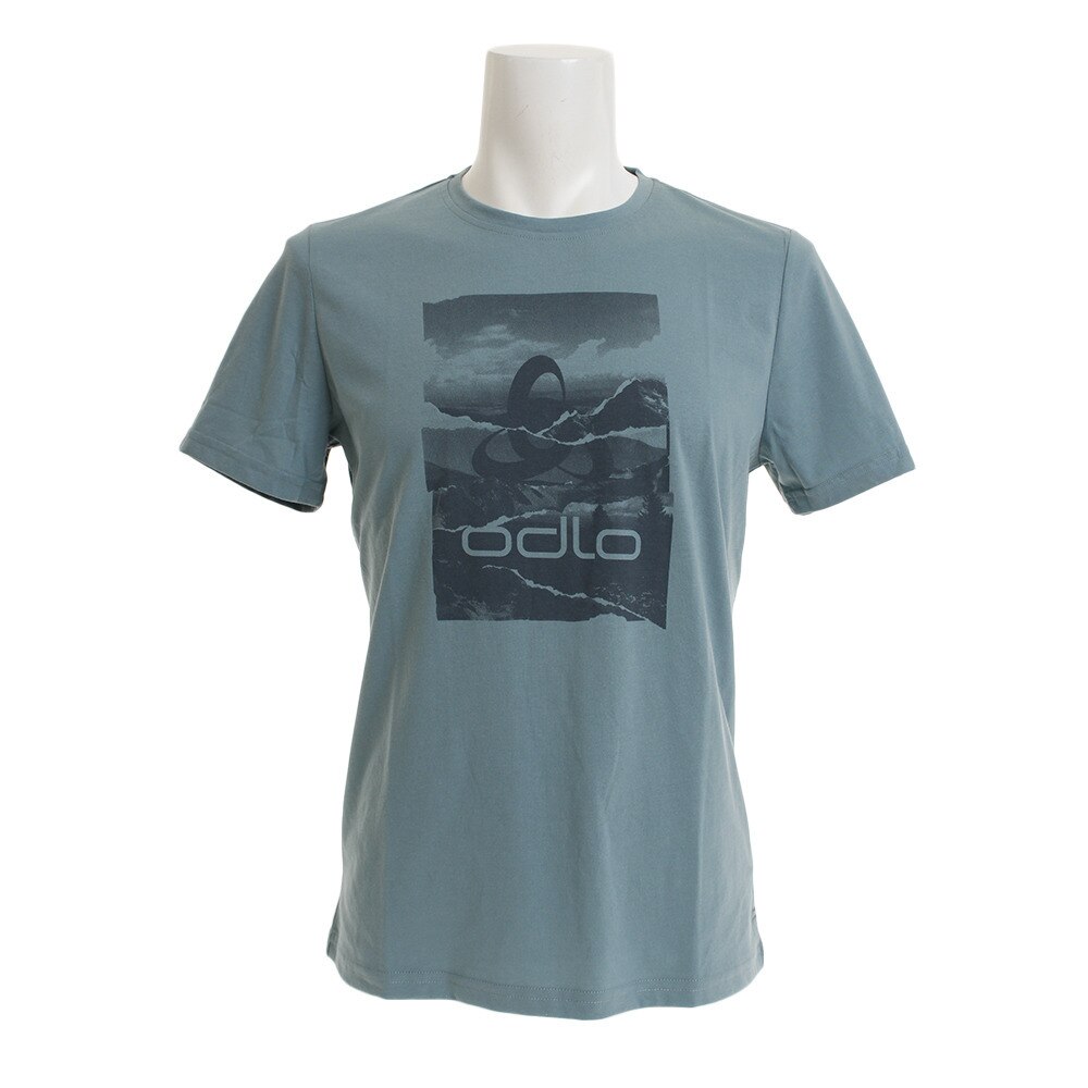  Tシャツ メンズ クルーネック半袖Tシャツ NIKKO 550092arctic - placed print SS オンライン価格