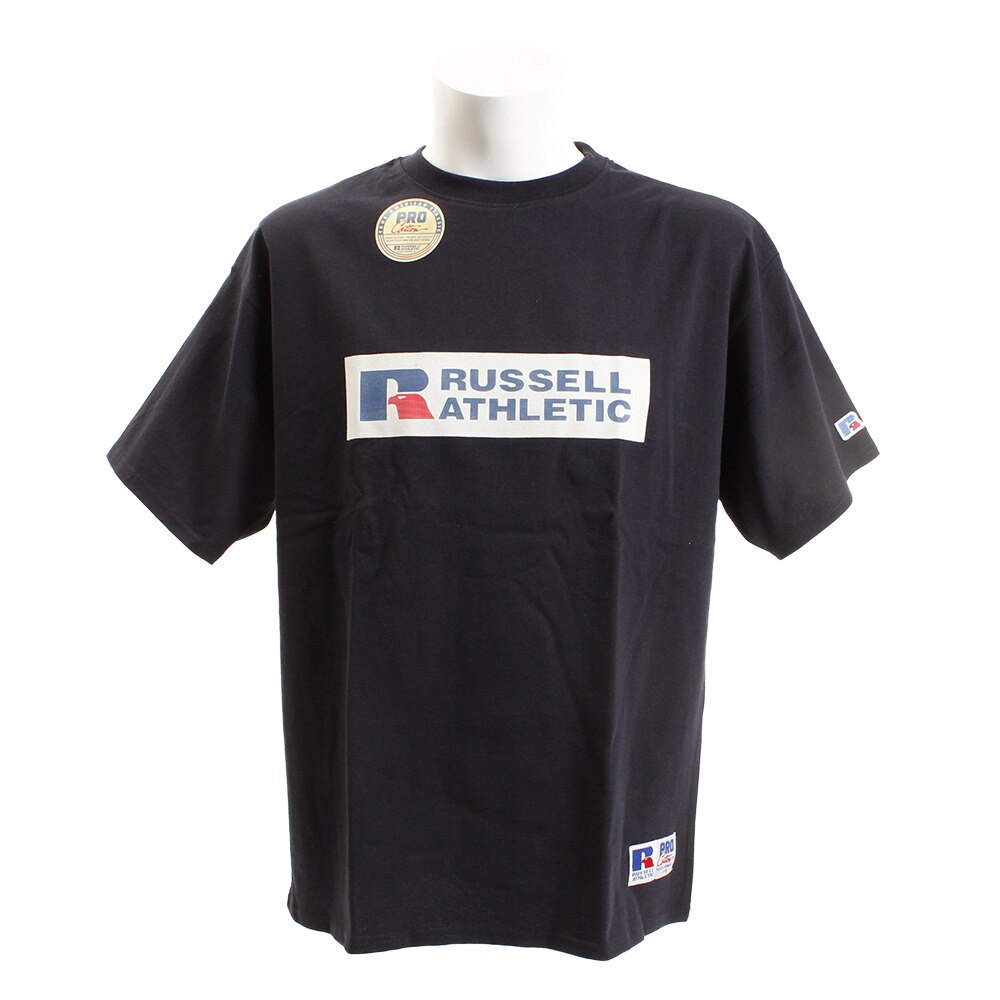 Tシャツ PRO BIG 半袖Tシャツ LOGO RBM19S0002 NVY オンライン価格